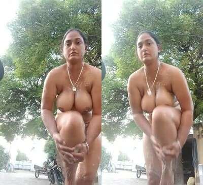 Tamil mallu big tits xxx videos aunty bathing outdoor mms HD